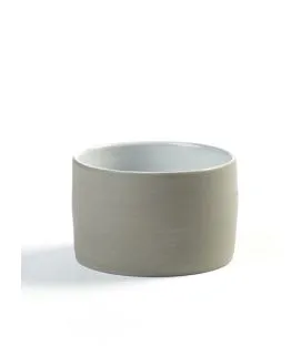 Bol rond taupe porcelaine 15 cl Ø 8,2 cm Dusk Serax