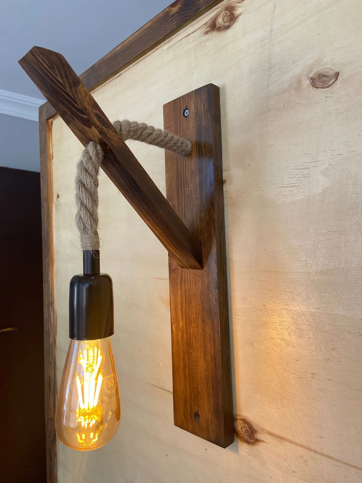 Ahşap Applique | 100 % PIN MASSIF | Noyer