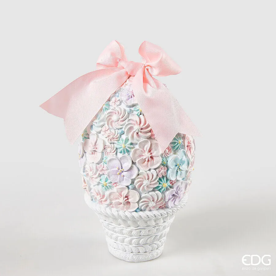 EDG Enzo De Gasperi Easter Egg Decoration H 30 Cm D 16 Cm Multicolor