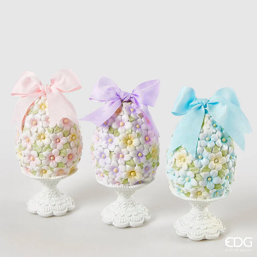 EDG Enzo De Gasperi Easter Egg Decoration Assorted H 20 Cm D 10 Cm Mul