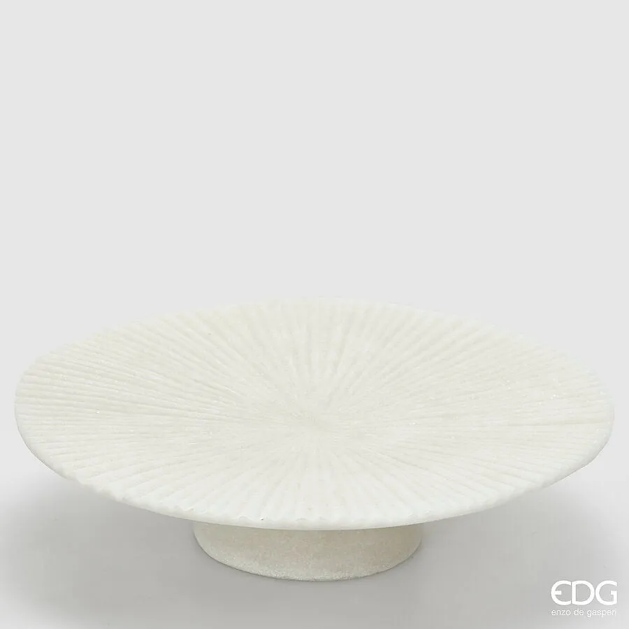 EDG Enzo De Gasperi Decorative Stand Serenity H 11 Cm D 42 Cm Ivory