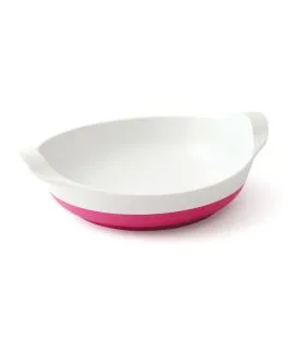 Assiette creuse rond fuschia mélamine Ø 21,2 cm Vaisselle Enfance Plastorex