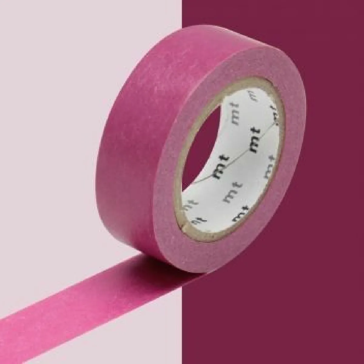 Masking tape unicolore - Lie de vin - 1,5 cm x 7 m - Scrapbooking