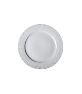 Assiette plate rond blanc porcelaine culinaire Ø 28 cm Ecletique Pillivuyt