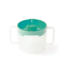 Tasse avec anses et couvercle à bec polypropylène (pp) Plastorex