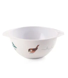 Bol à oreilles rond blanc mélamine 35 cl Ø 12,5 cm Plastorex