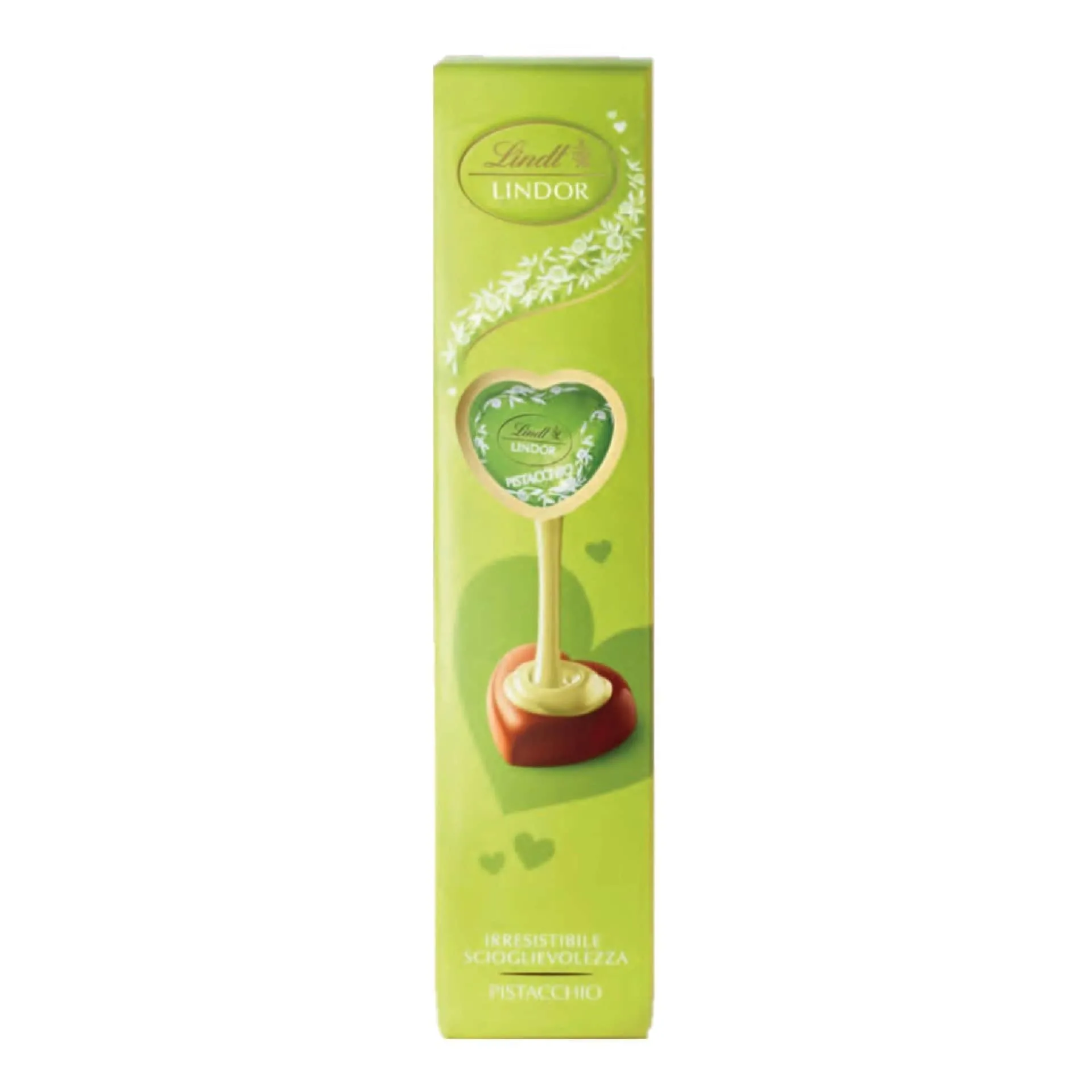Lindt Lindor Heart Tube with Pistachio 69 Gr 1 Pc
