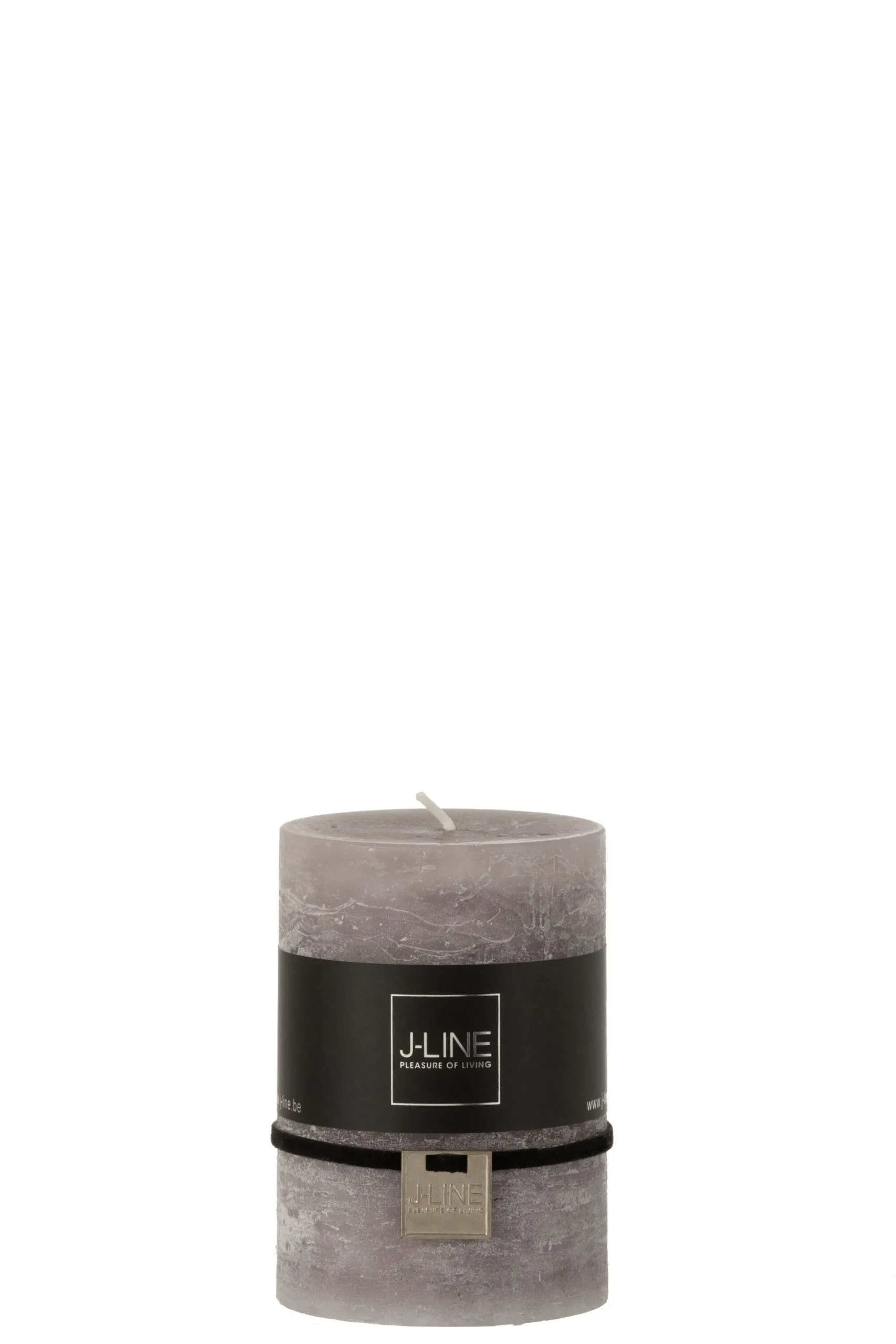 Bougie cylindrique gris fonce m 39h