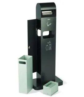 Cendrier sur pied acier 40x26x104 cm Probbax