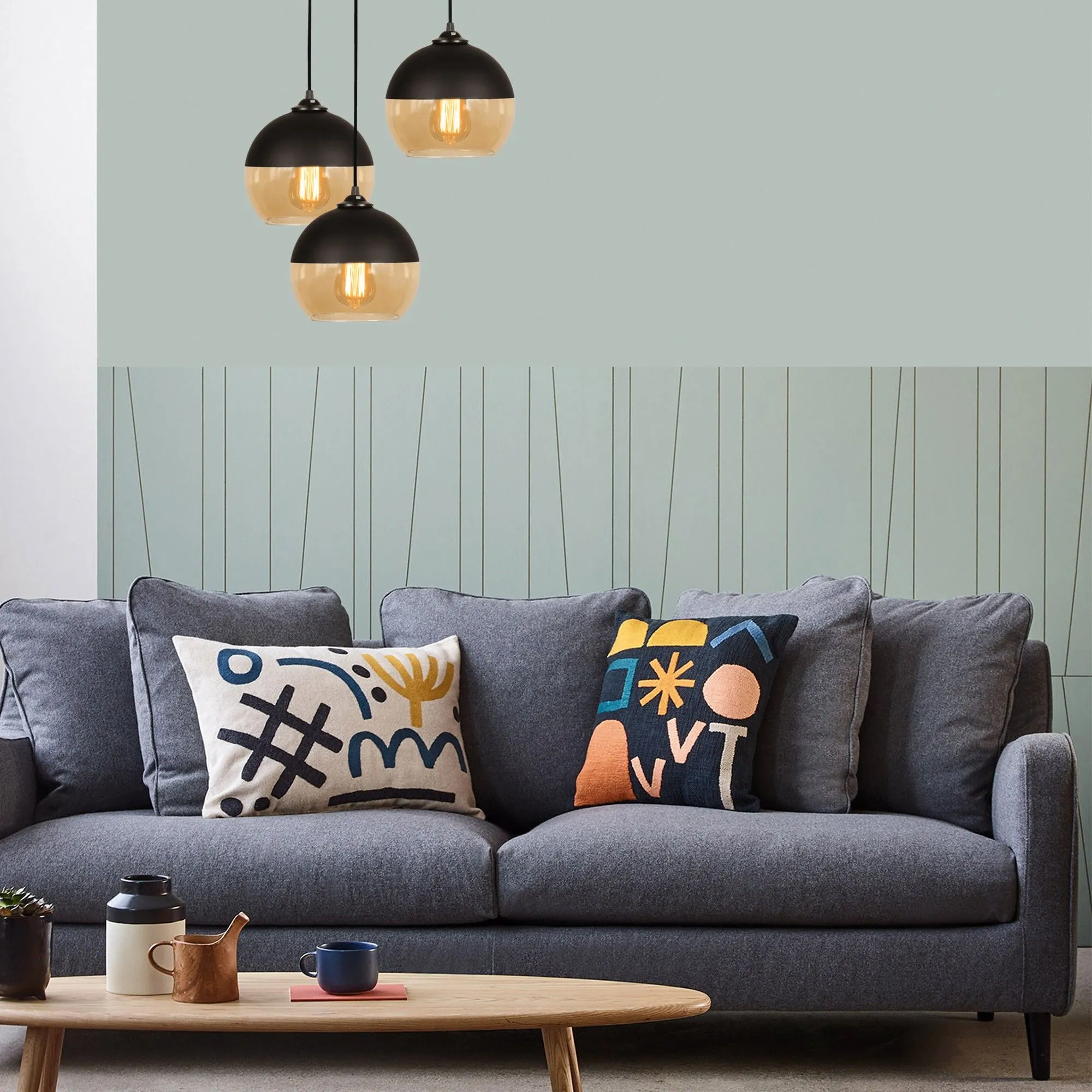 Camini Lustre | CORPS EN MÉTAL | Noir, Miel