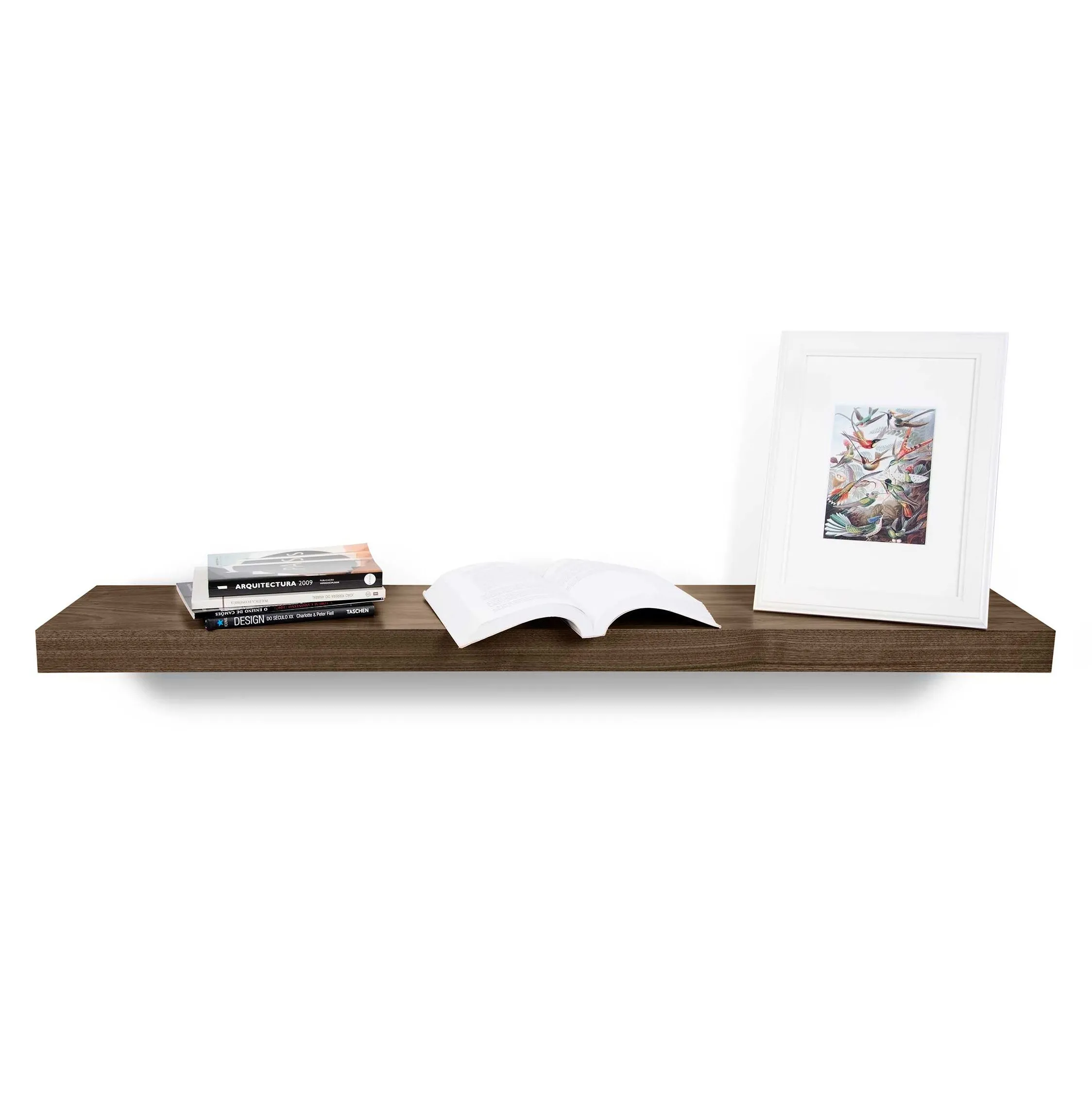 Tablette murale Balda 120cm - noyer