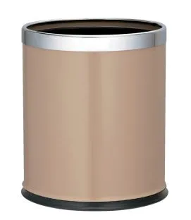 Corbeille rond beige 10 L Ø 22,5 cm 27 cm Probbax