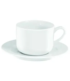 Sous tasse à déjeuner rond blanc porcelaine culinaire Ø 16,7 cm Sancerre Pillivuyt