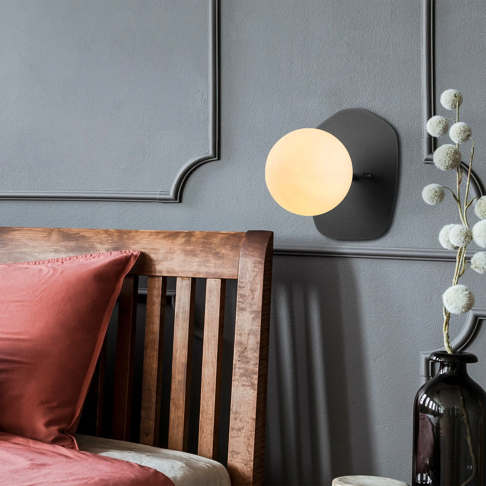 Well Applique | CORPS EN MÉTAL | Noir, Crème