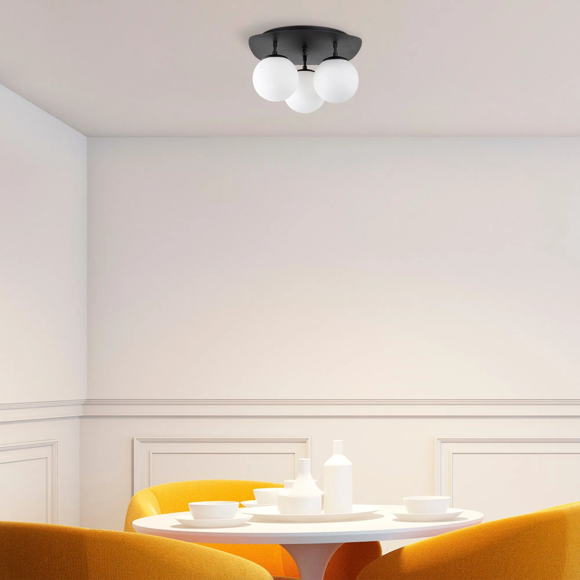 Well Lustre | CORPS EN MÉTAL | Noir, Blanc