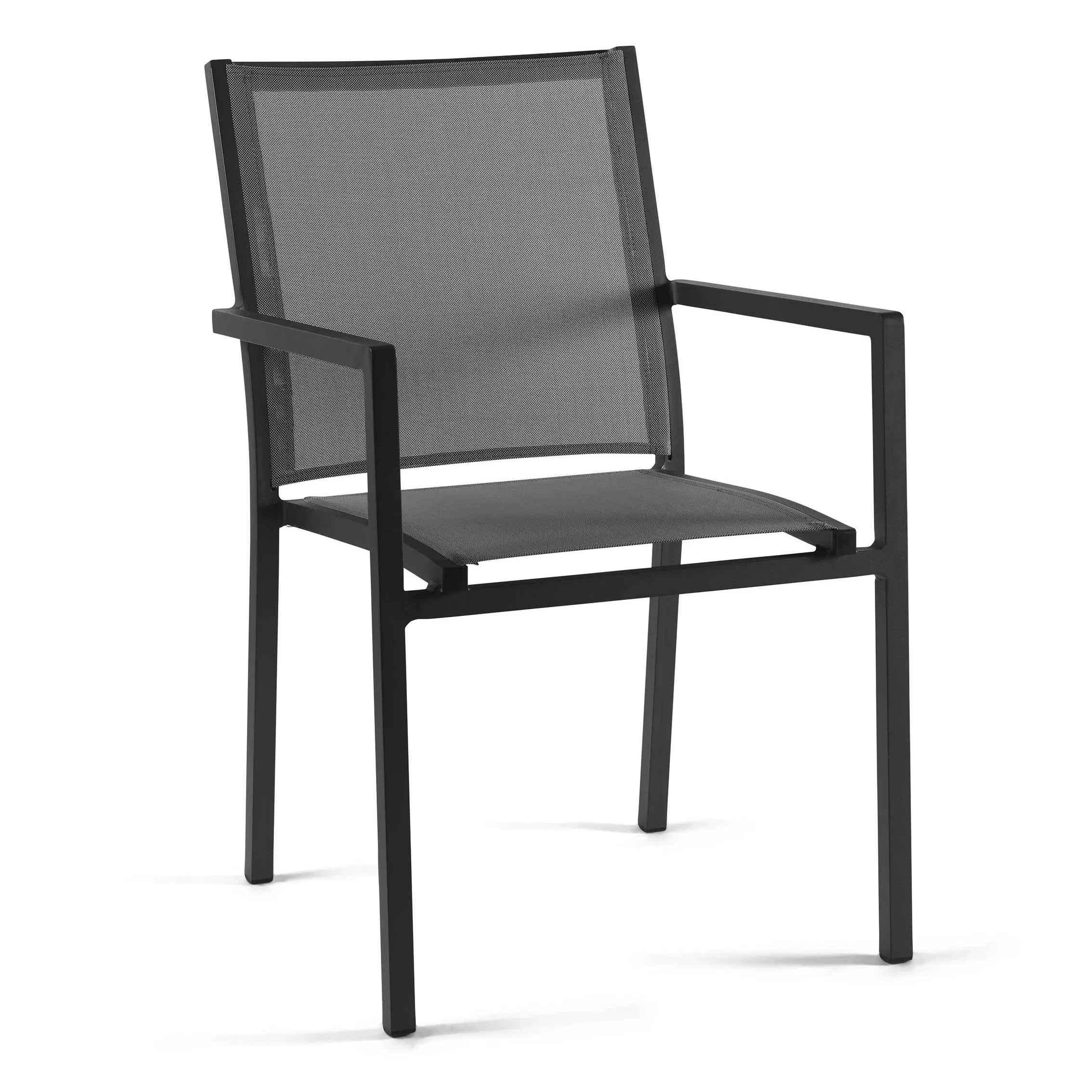 Chaise de jardin Arianne - anthracite/gris argenté