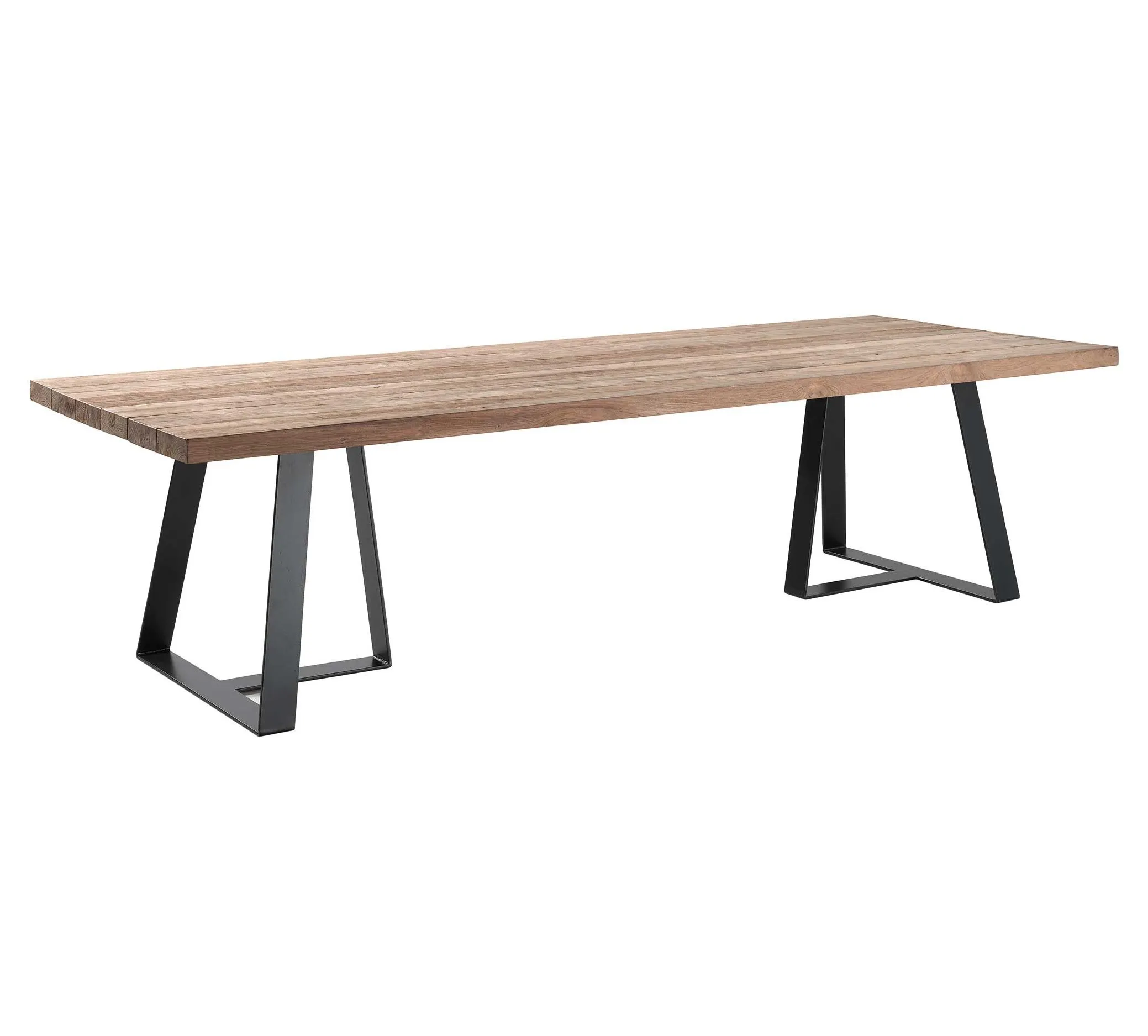 Table de jardin Margarite 300x110 - noir/teck