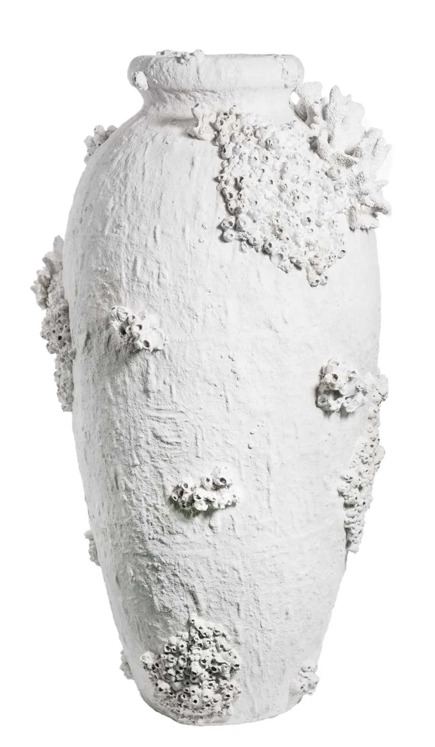 ARPIMEX Coral Resin Vase 67 x 67 x 127 Cm White