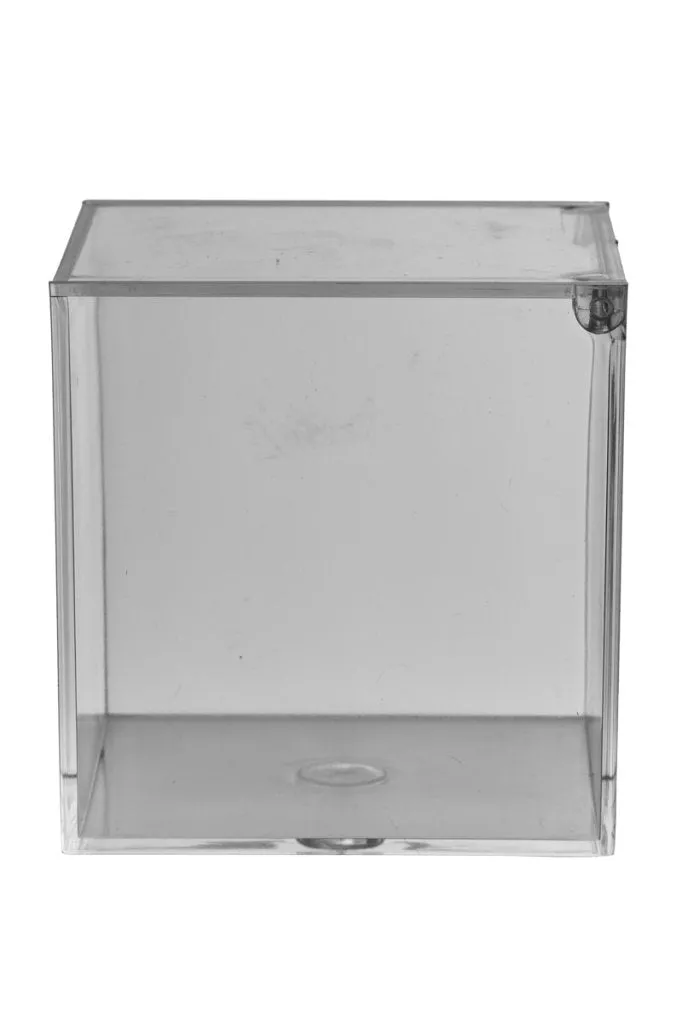 ARPIMEX Acrylic Cube Favor 10 x 10 x 10 Cm Transparent 10 Pcs