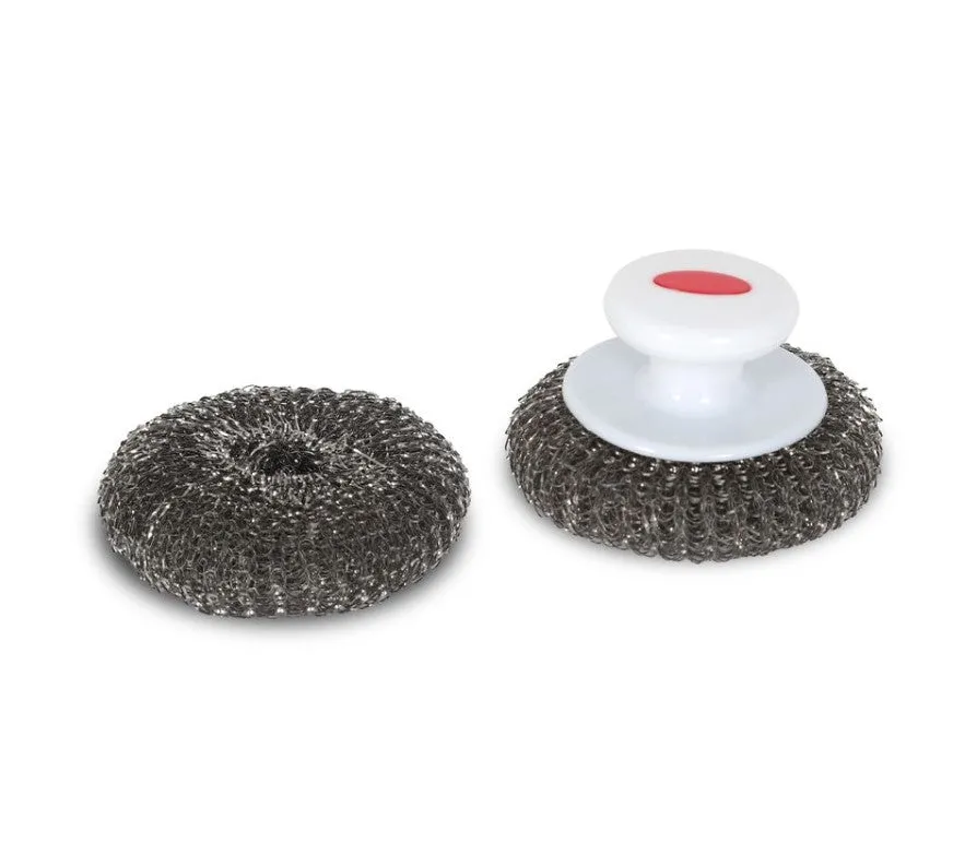 Le Marquier Set of 2 Sponges with Stainless Steel Handle