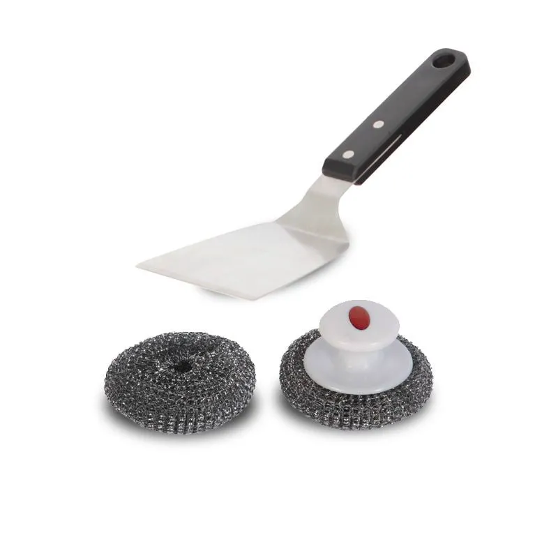Le Marquier Stainless Steel Spatula / Sponge Cleaning Kit