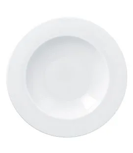Assiette creuse rond blanc porcelaine vitrifiée Ø 23 cm Access Rak