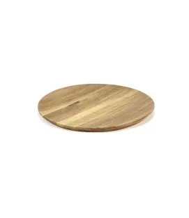 Assiette rond brun acacia Ø 26 cm Dune Serax