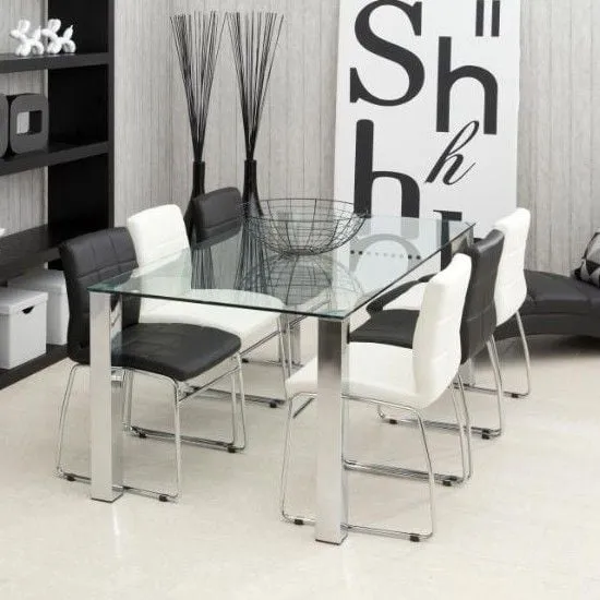 Table à manger Kenji 180x90 - gris