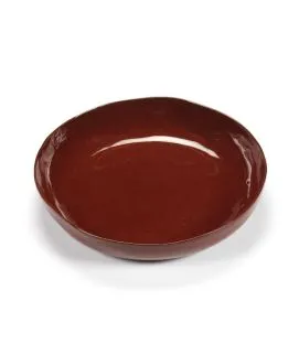 Bol de présentation rond Venetian red grès émaillé Ø 37 cm La Mère Serax