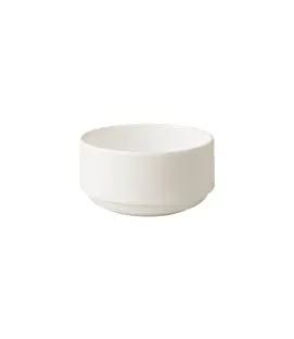 Bol rond ivoire porcelaine vitrifiée 48 cl Ø 12 cm Banquet Rak