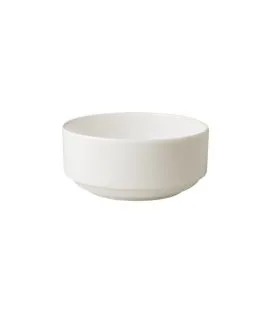 Bol rond ivoire porcelaine vitrifiée 63 cl Ø 14 cm Banquet Rak