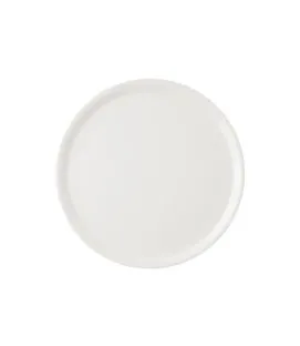 Assiette à pizza rond ivoire porcelaine vitrifiée Ø 31,5 cm Banquet Rak