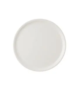 Assiette à pizza rond ivoire porcelaine vitrifiée Ø 33 cm Banquet Rak