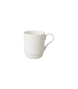 Mug rond ivoire porcelaine vitrifiée Banquet Rak