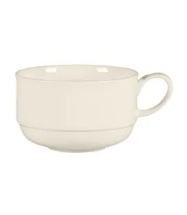 Tasse à café / thé rond blanc porcelaine bone china 19,5 cl Ø 8,6 cm Bravura Rak
