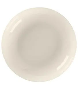Assiette coupe creuse rond blanc porcelaine bone china Ø 26,6 cm Fedra Rak