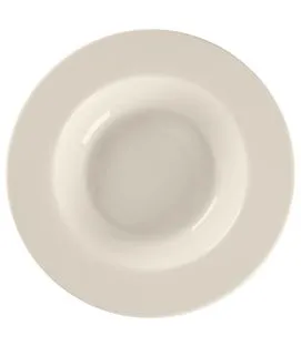 Assiette creuse rond blanc porcelaine bone china Ø 30,9 cm Fedra Rak