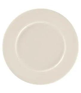 Assiette plate rond blanc porcelaine bone china Ø 21,9 cm Fedra Rak