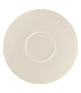 Assiette plate gourmet rond blanc porcelaine bone china Ø 29,2 cm Fedra Rak