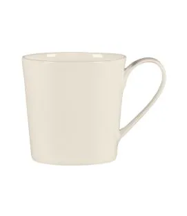Mug rond blanc porcelaine bone china 32 cl Ø 8,5 cm Fedra Rak