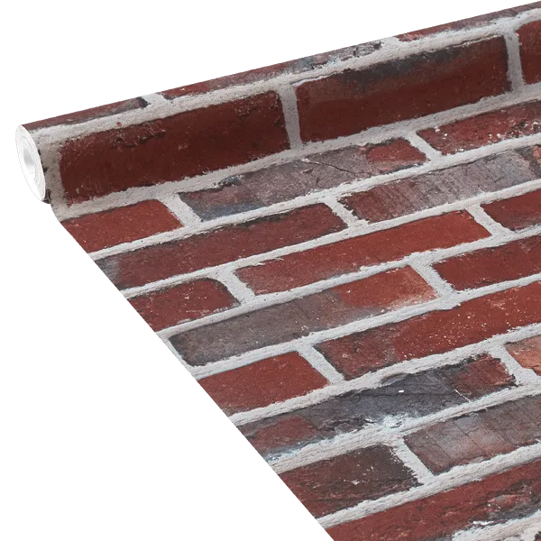 Papier peint intissé BRICKWALL coloris rouge brique - 4MURS