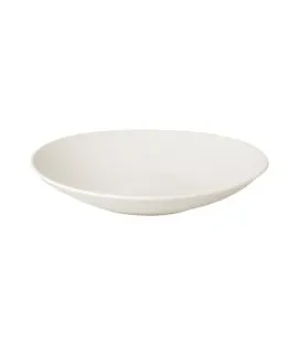 Assiette coupe creuse rond ivoire porcelaine vitrifiée Ø 30 cm Nano Rak