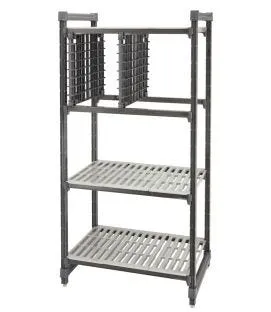 Support de stockage universel pour rayonnage plastique 54 kg 7 niveaux Basics Plus Cambro