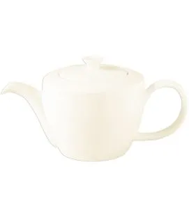 Théière rond ivoire porcelaine vitrifiée 40 cl Ø 11,2 cm Classic Gourmet Rak