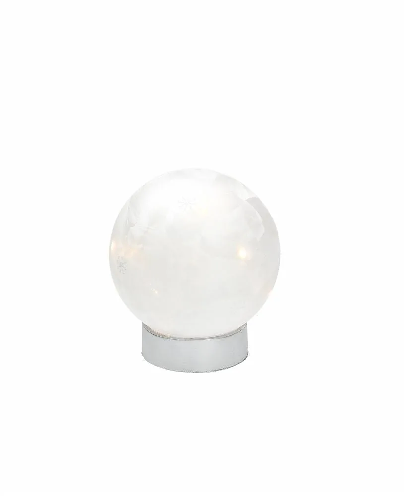 Tognana Christmas Sphere with Led D 15 Cm Christmas White Glass White