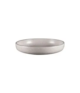 Assiette creuse rond gris porcelaine Ø 25,8 cm Rakstone Ease Rak