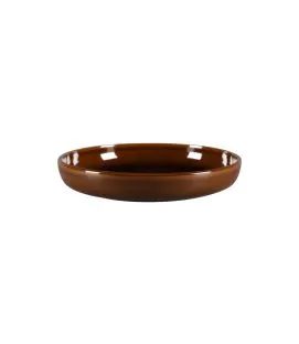 Assiette creuse rond cuivre porcelaine Ø 25,8 cm Rakstone Ease Rak