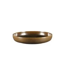 Assiette creuse rond bronze porcelaine Ø 25,8 cm Rakstone Ease Rak
