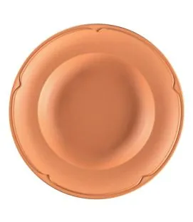 Assiette creuse rond Tero Décor Prima porcelaine Ø 23,8 cm Earth Rak