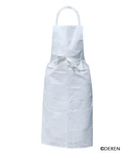 Tablier valet avec bavette blanc Taille unique Deren